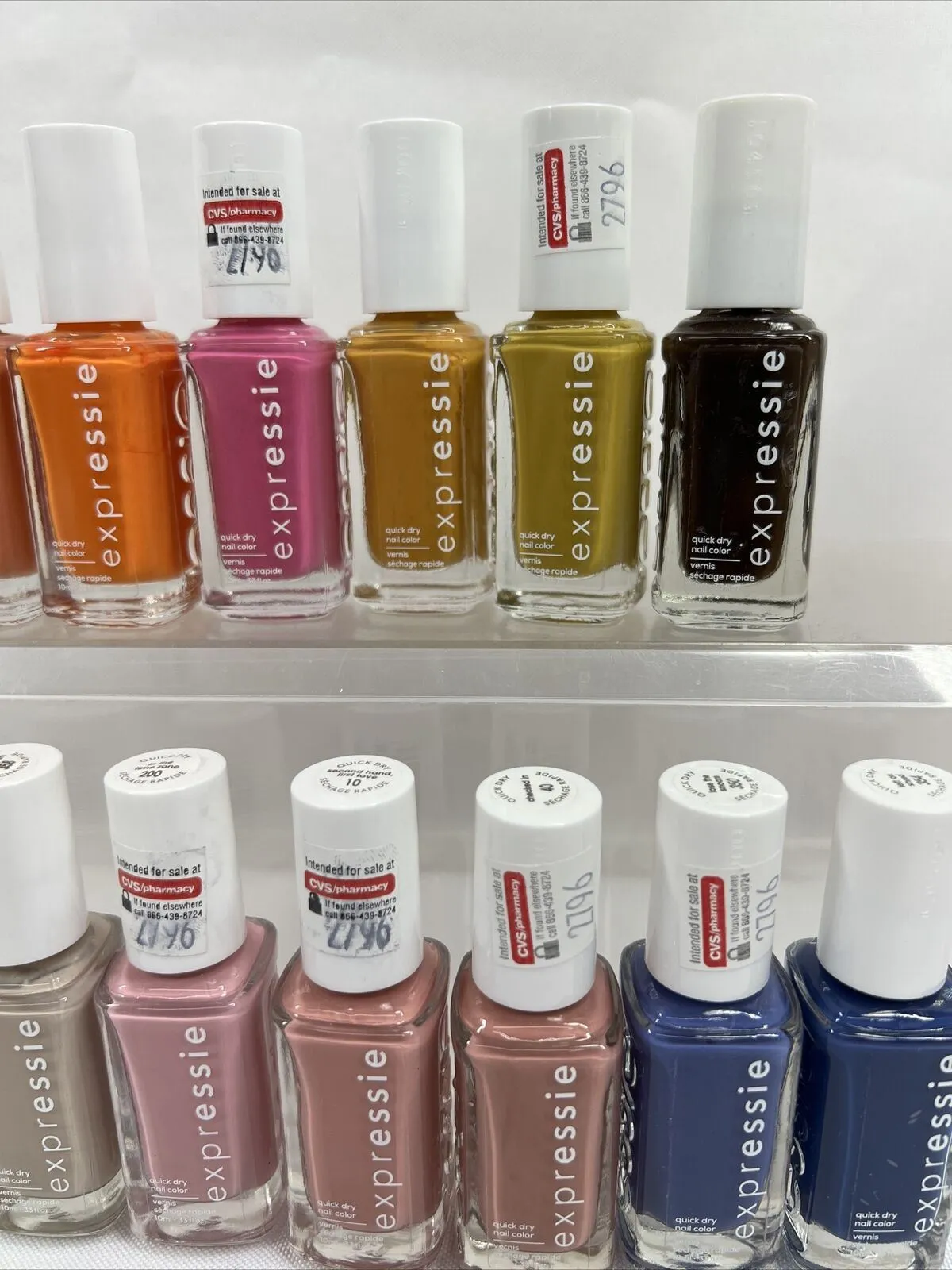 (15) Essie Expressie Quick Dry Nail Polish Pink Nude Purple NO REPEATS Bulk Lot