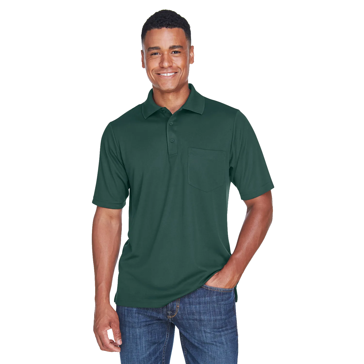 A2414M Men's Origin Performance Pique Polo with Pocket