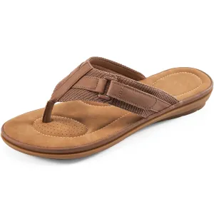 Ablanczoom Womens Fashion Flip Flops Comfortable Upholstered Sandals Slippers Summer Beach Shoes