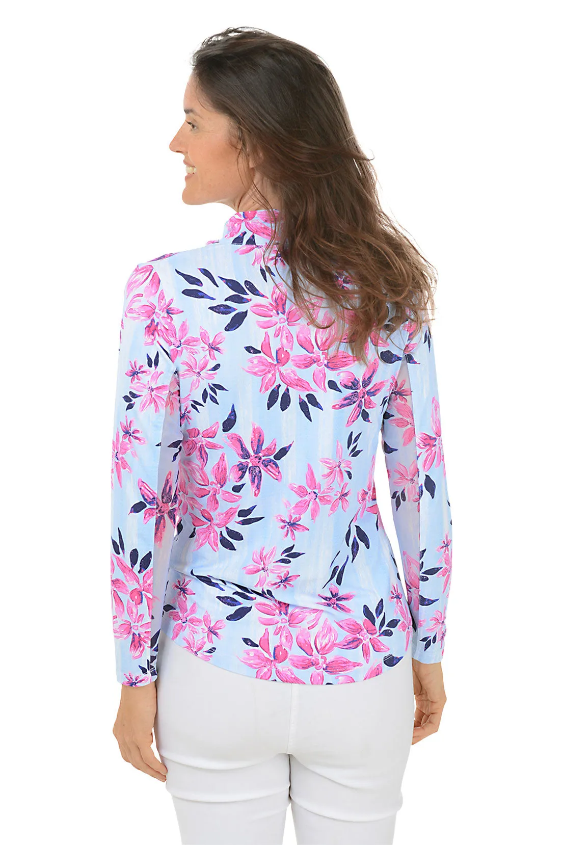 Bamboo Blooms UPF50  Sun Shirt