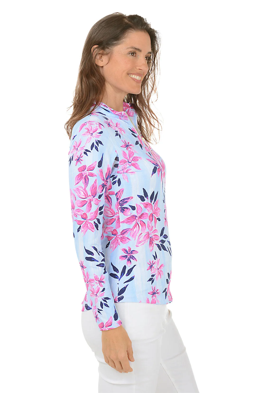 Bamboo Blooms UPF50  Sun Shirt
