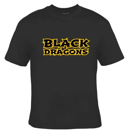Black Dragons Words Design Cooling Performance Crew