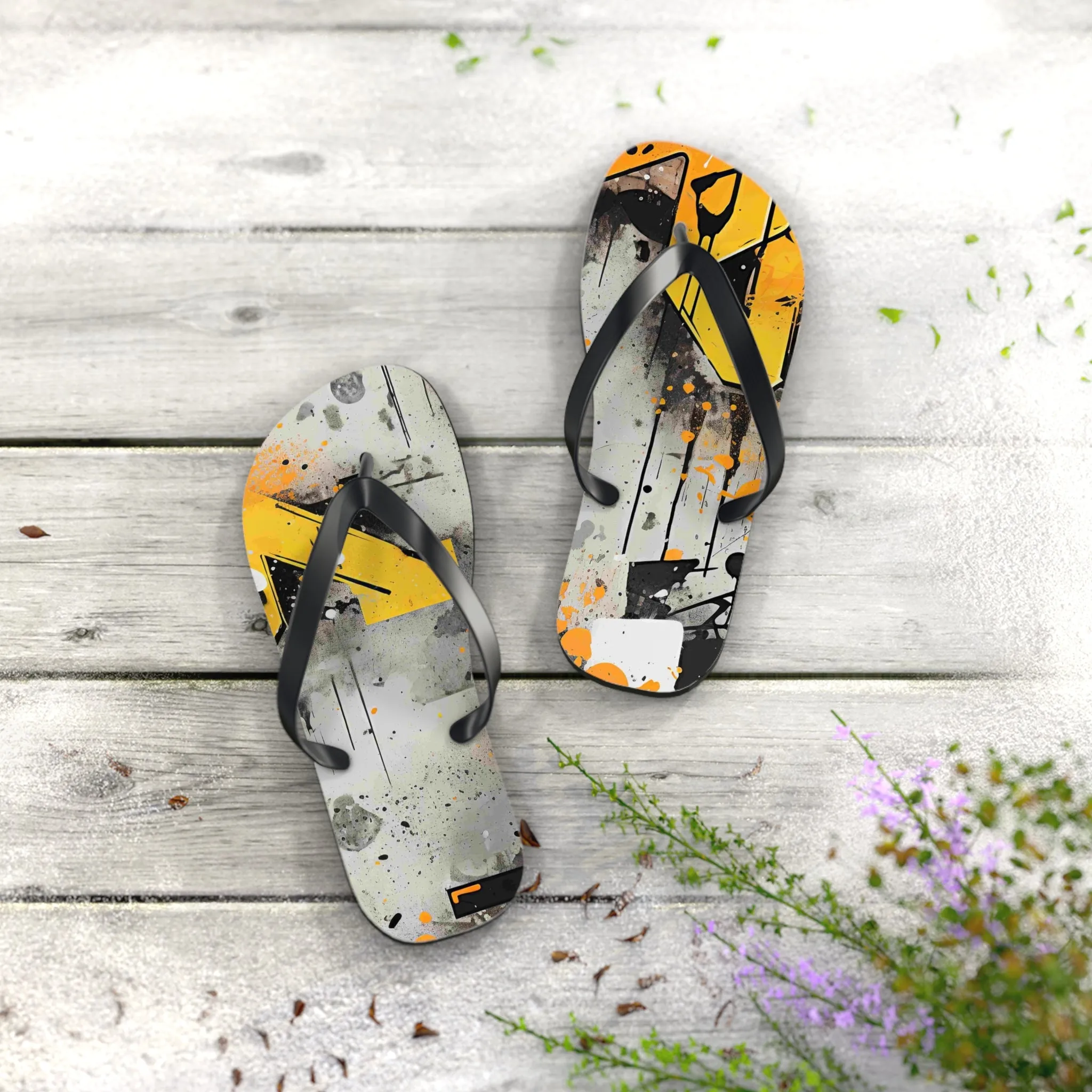 BreezyFeet Flip Flops - Trendy Summer Footwear for Beach and Casual Outings