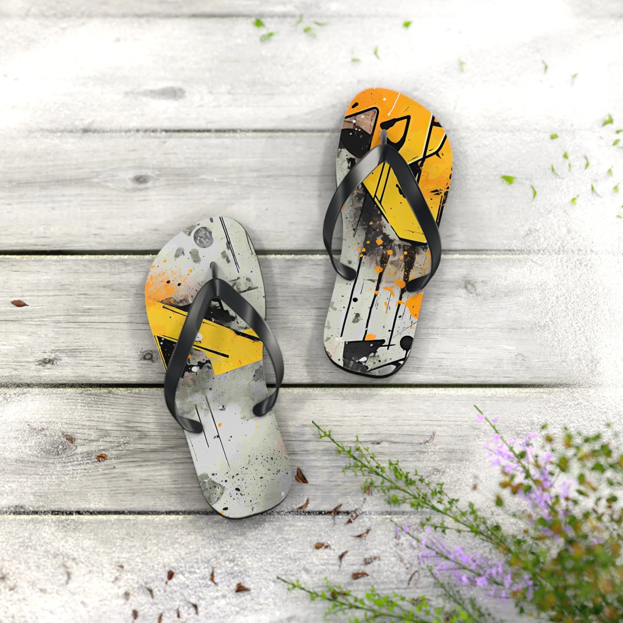 BreezyFeet Flip Flops - Trendy Summer Footwear for Beach and Casual Outings