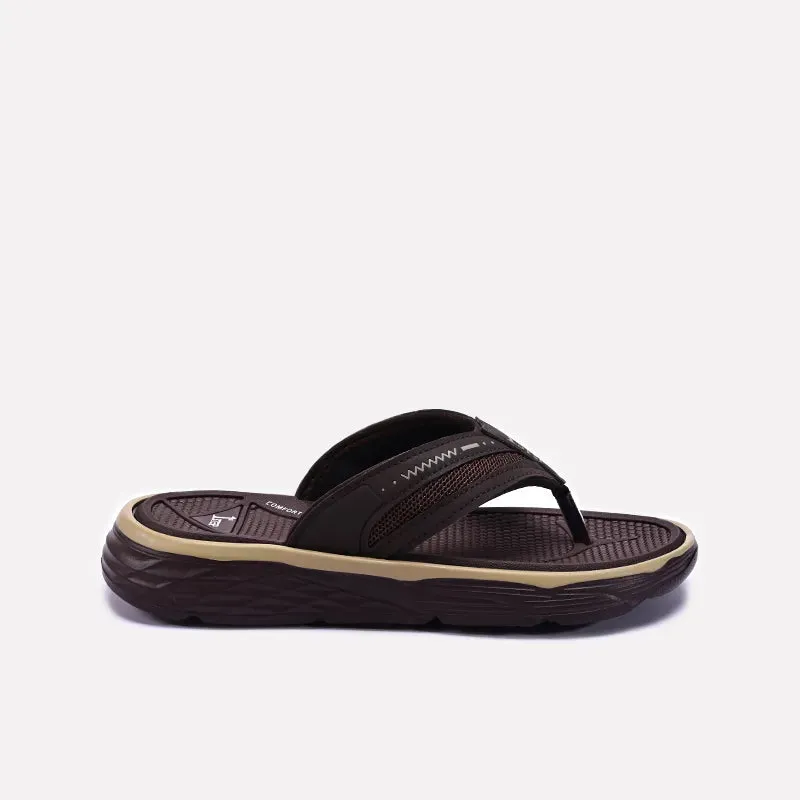 Brown Sports Flip Flops 0151075