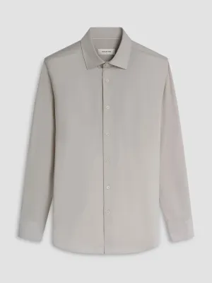 Bugatchi Ooohcotton James Long Sleeve Shirt - Stone