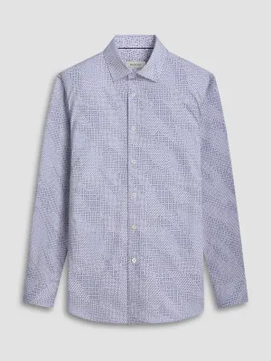 Bugatchi Ooohcotton Jimmy Long Sleeve Shirt - Air Blue