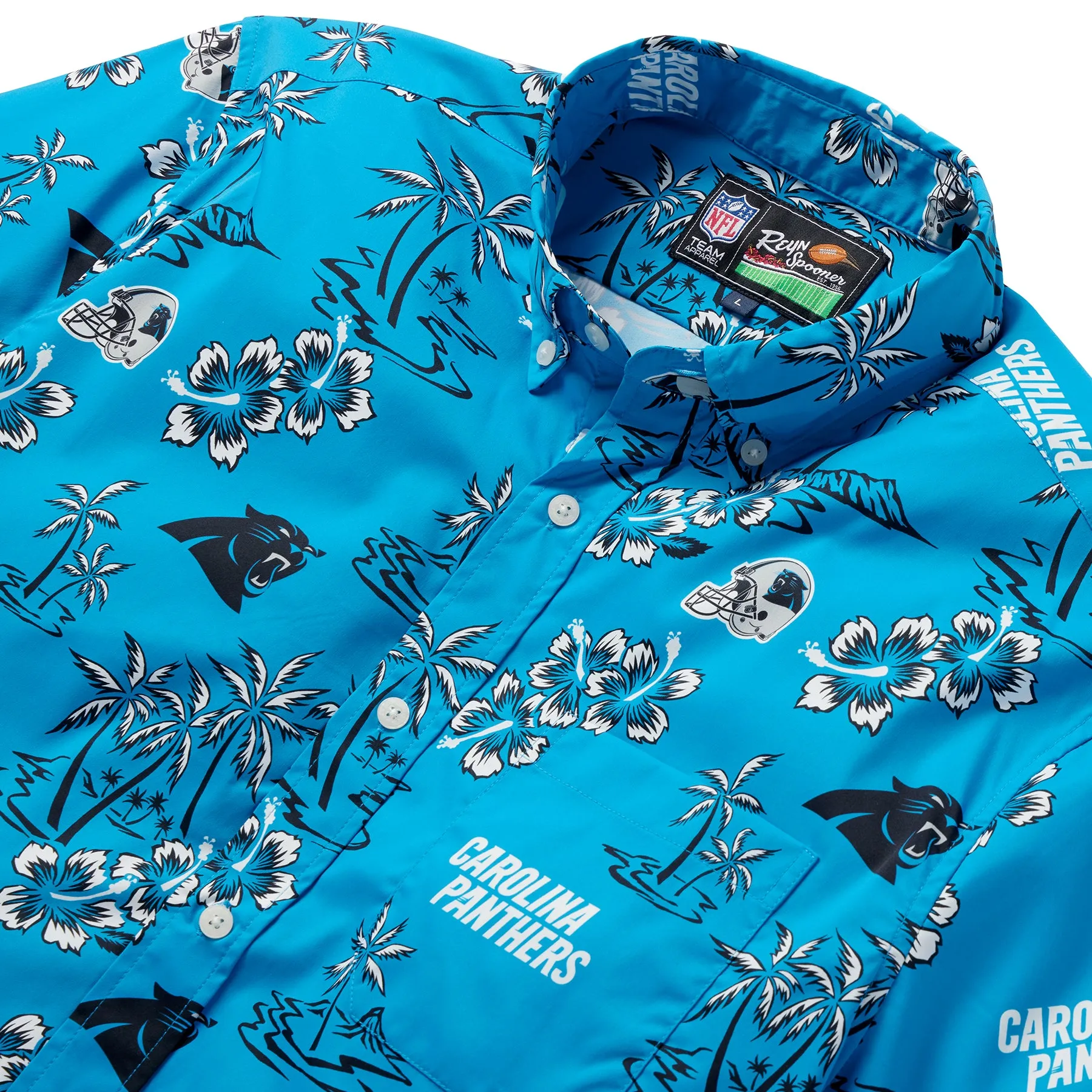 CAROLINA PANTHERS KEKAI PERFORMANCE BUTTON FRONT