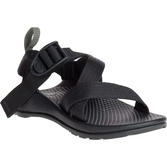 CHACO UNISEX CHILD Z1 ECOTREAD KIDS SPORT SANDAL, BLACK, 6 BIG KID US
