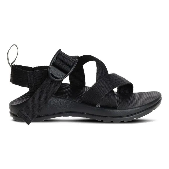 CHACO UNISEX CHILD Z1 ECOTREAD KIDS SPORT SANDAL, BLACK, 6 BIG KID US