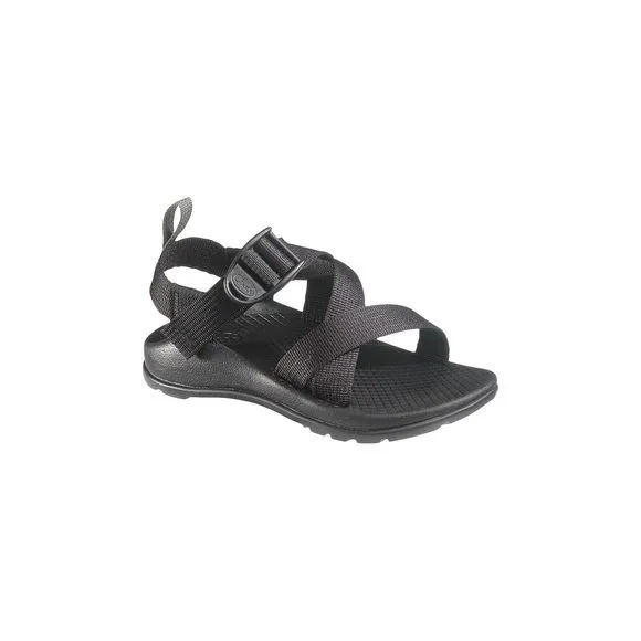 CHACO UNISEX CHILD Z1 ECOTREAD KIDS SPORT SANDAL, BLACK, 6 BIG KID US