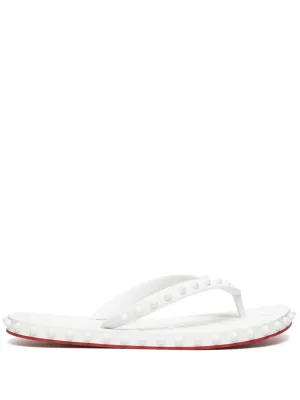 Christian Louboutin Super Loubi spike-embellished flip-flops