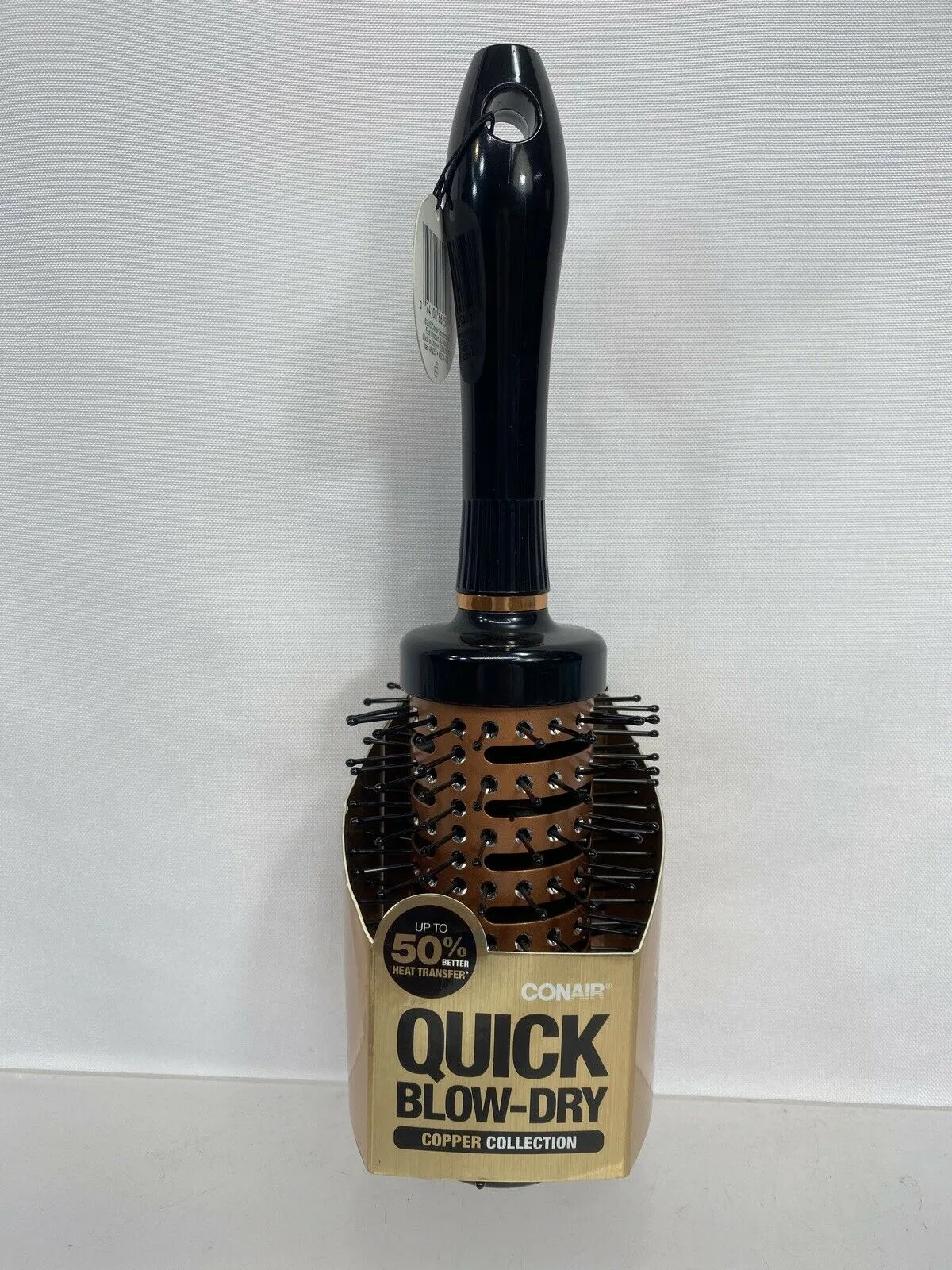 Conair Large Round Brush Quick Blow Dry Pro Hair Copper Collection 10in Vented