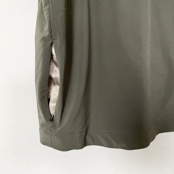 Coolibar Pisa Travel Skort UPF 50  Palm Leaf Green Womens XL RFID Block Pocket