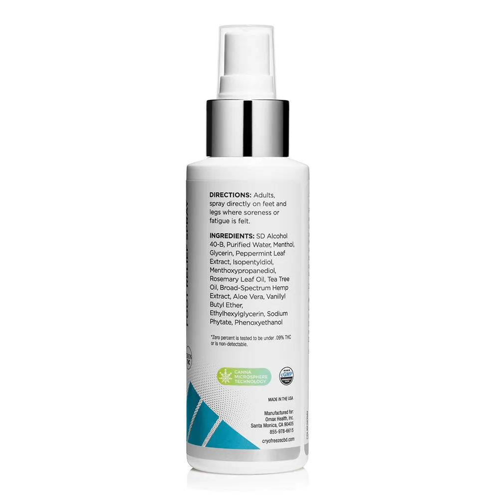 CryoFreeze® CBD Cooling Relief Spray