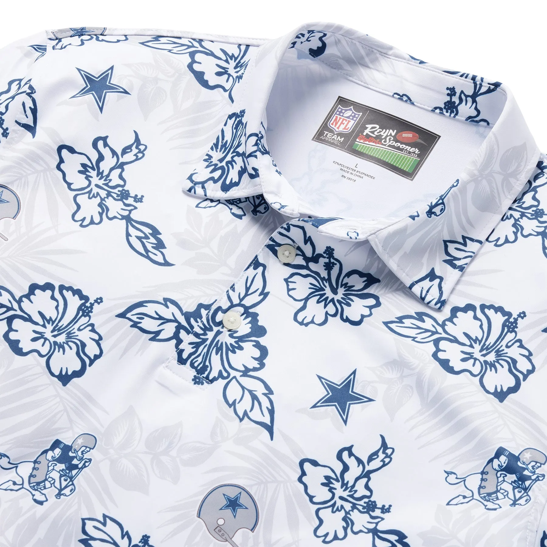 DALLAS COWBOYS THROWBACK PERFORMANCE POLO