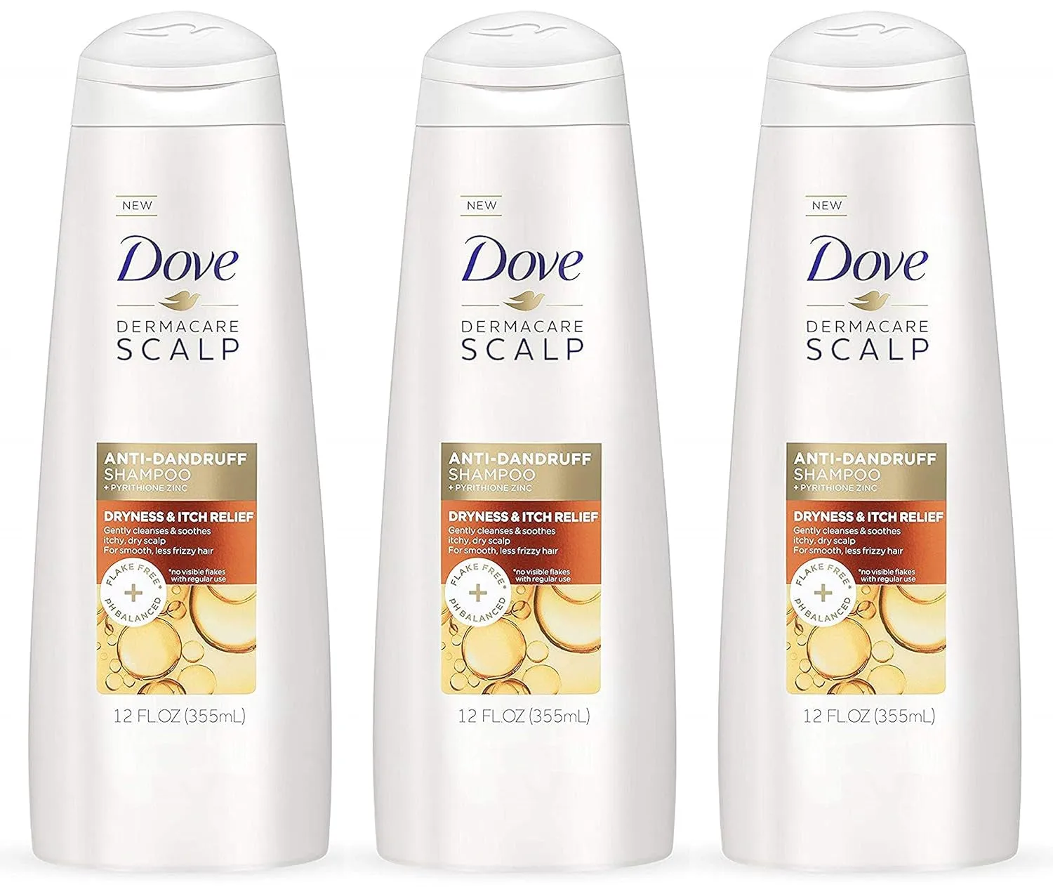 Damage Therapy Derma Shampoo Dryness   Itch for Flaky Scalp with Pyrithione Zinc and Coconut Oil 12 Fl Oz