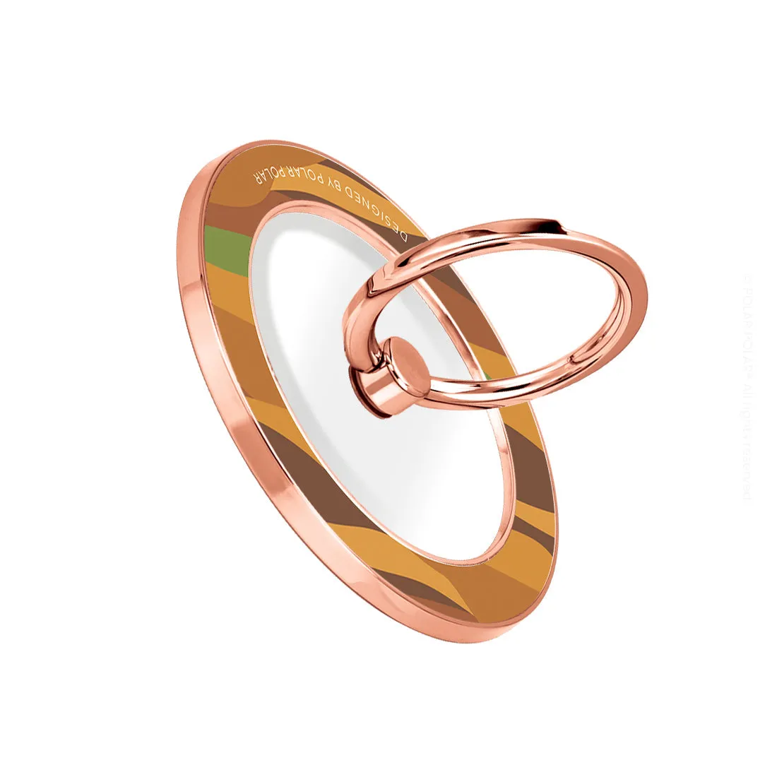 Desert Camo - Rose Gold MagSafe Phone Grip and Ring Holder Stand