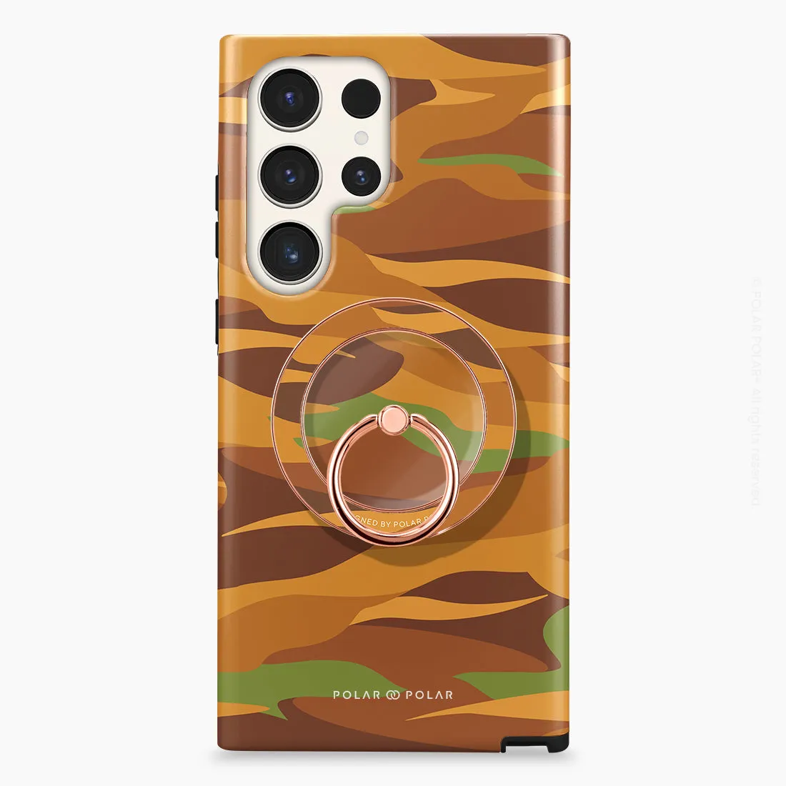 Desert Camo - Rose Gold MagSafe Phone Grip and Ring Holder Stand