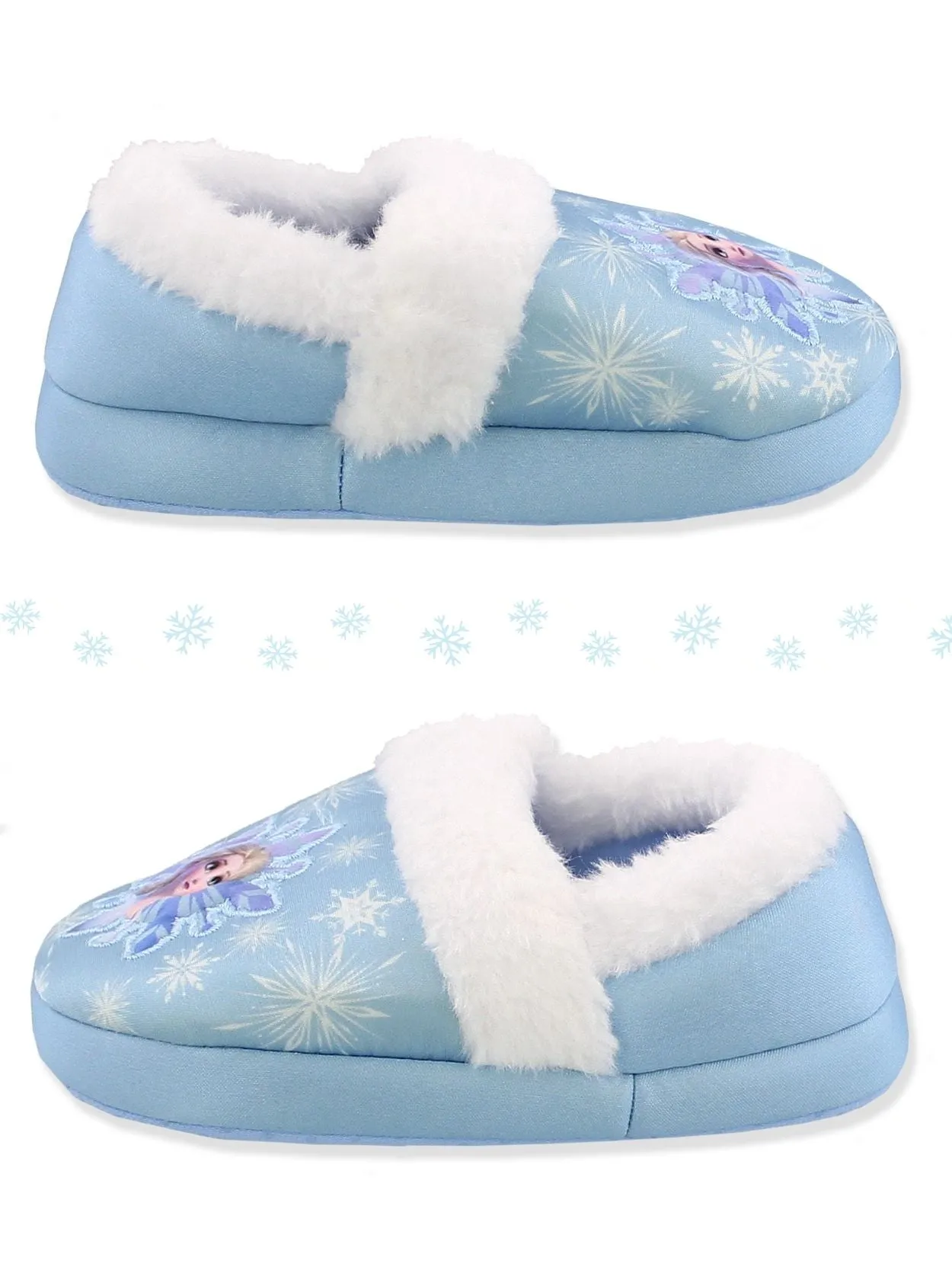 Disney Frozen 2 Elsa Anna Plush A-Line Slippers