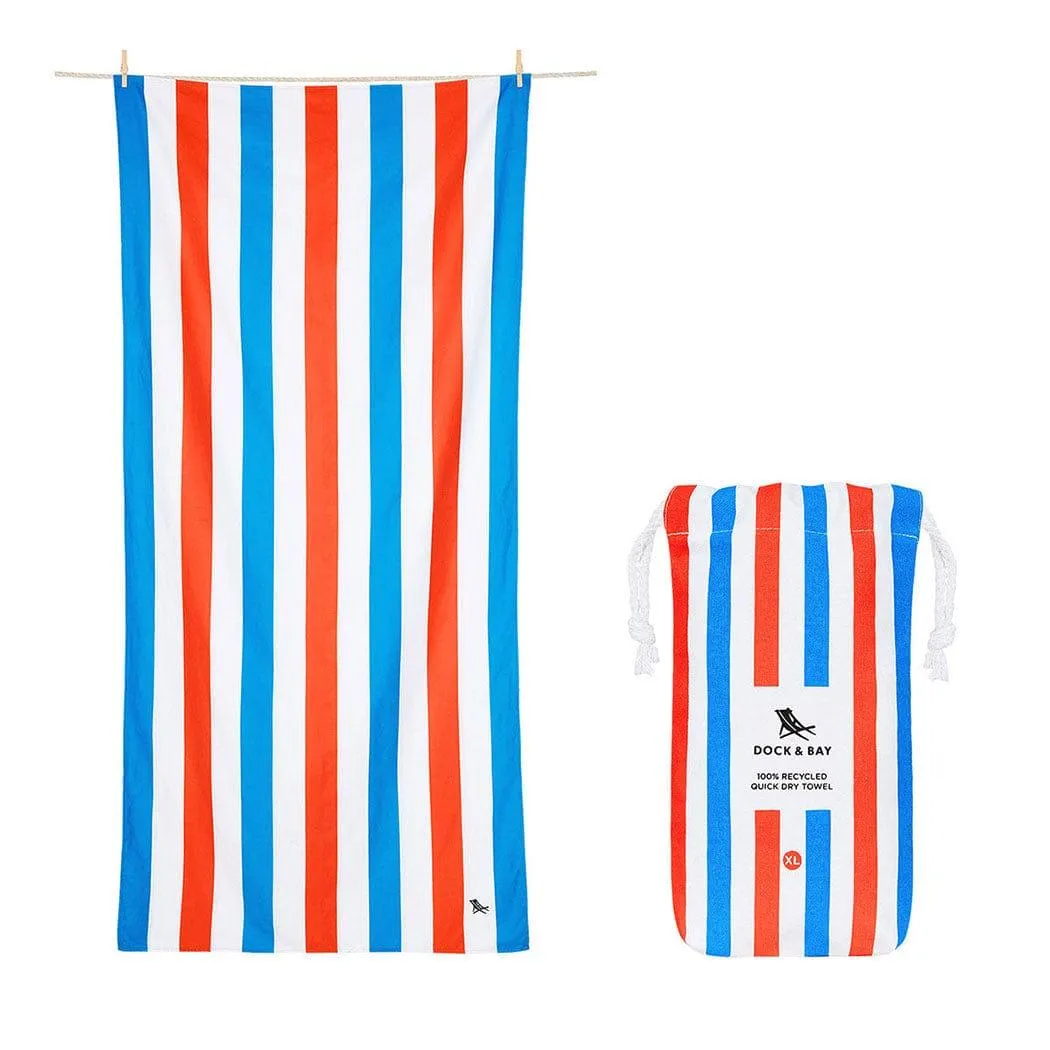 Dock & Bay Beach Towel Cabana Collection XL | Quick Dry | Poolside Parties