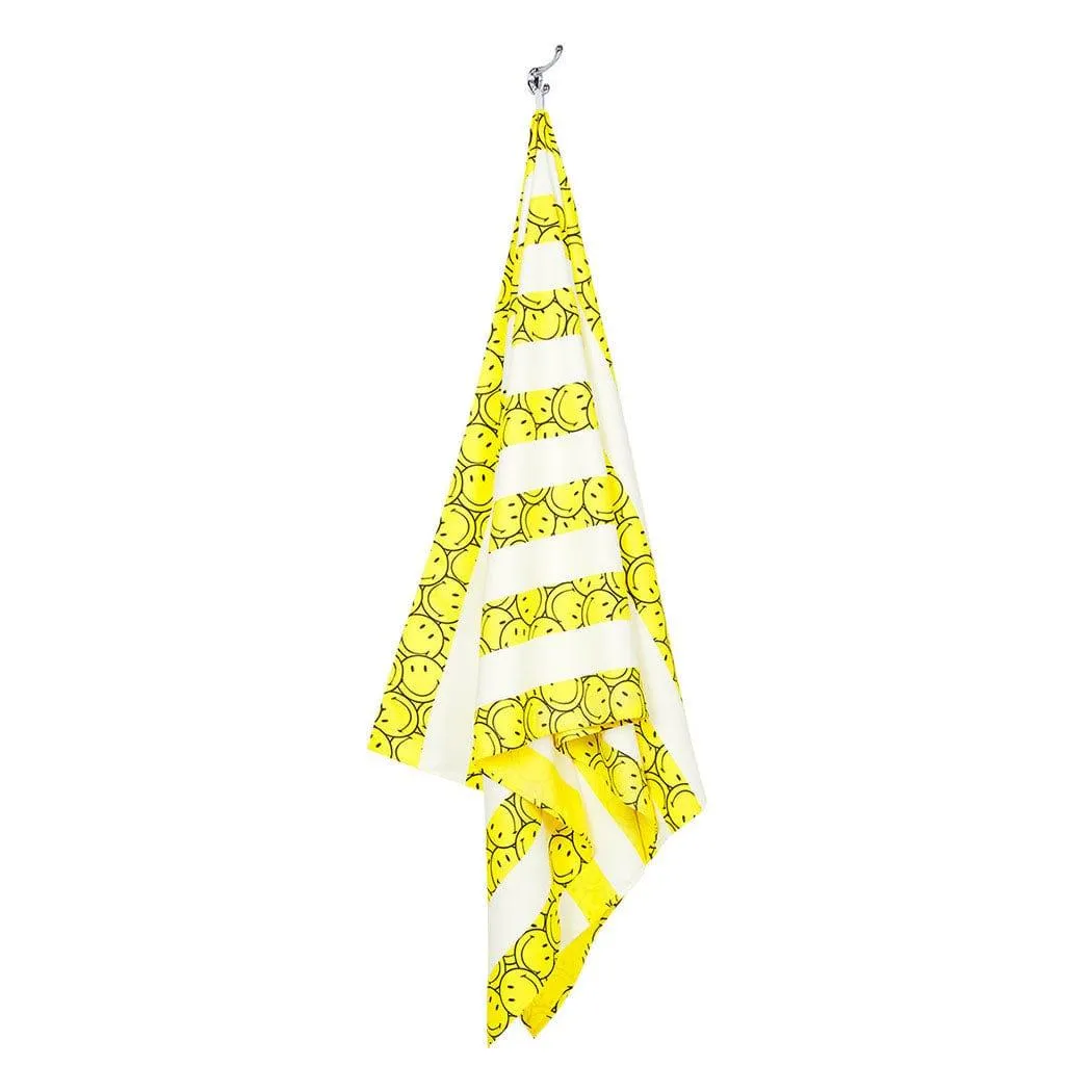 Dock & Bay KIDS Beach Towel | Quick Dry | Smiley