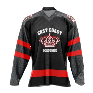 East Coast Kings Black Hockey Jersey