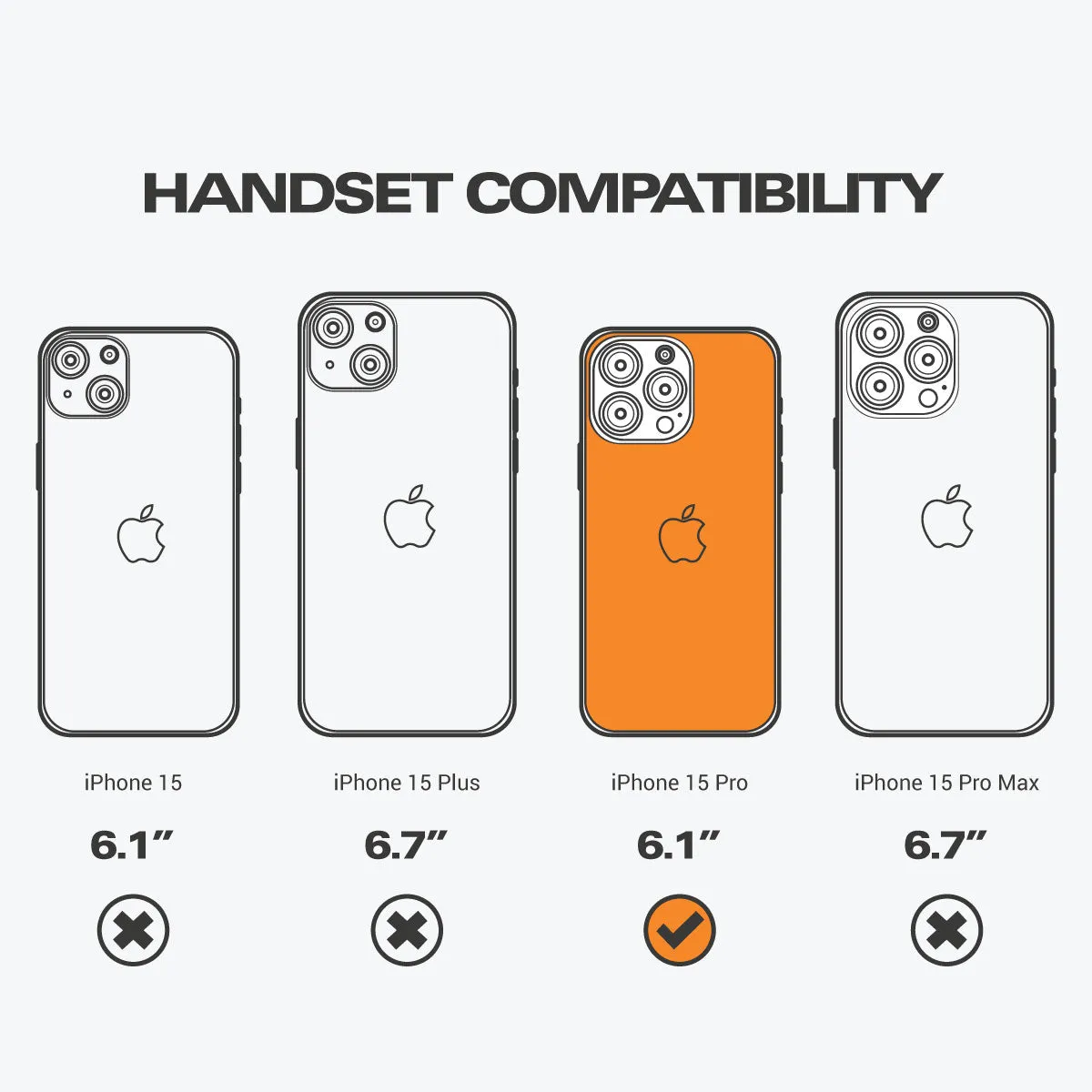 EFM Alta Case Armour with D3O BIO - For iPhone 15 Pro
