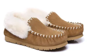 EMU Ridge Molly Moccasin Chestnut Slippers