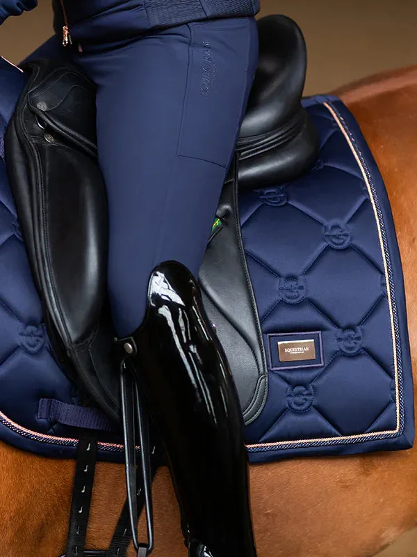 Equestrian Stockholm Lagoon blush dressage saddlepad