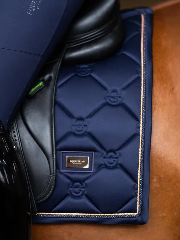 Equestrian Stockholm Lagoon blush dressage saddlepad