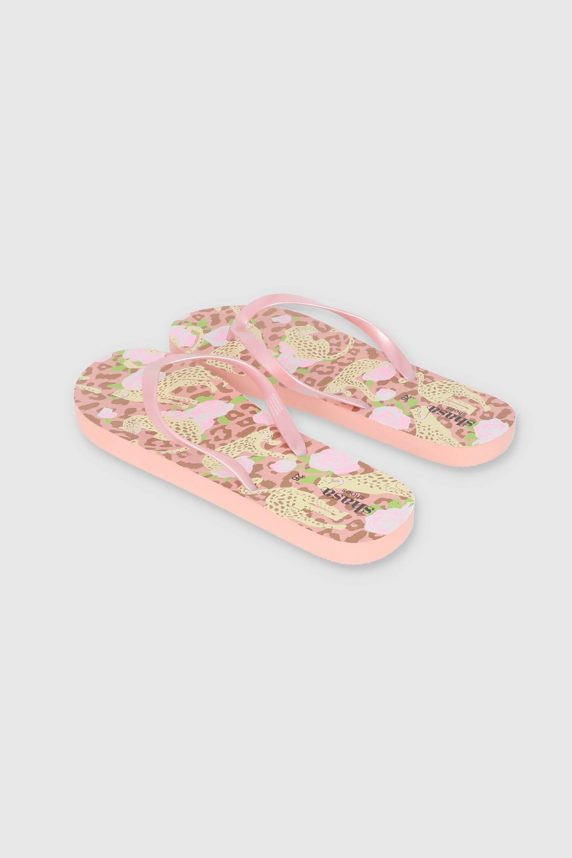 FLIP FLOPS ANIMAL PRINT ROSA