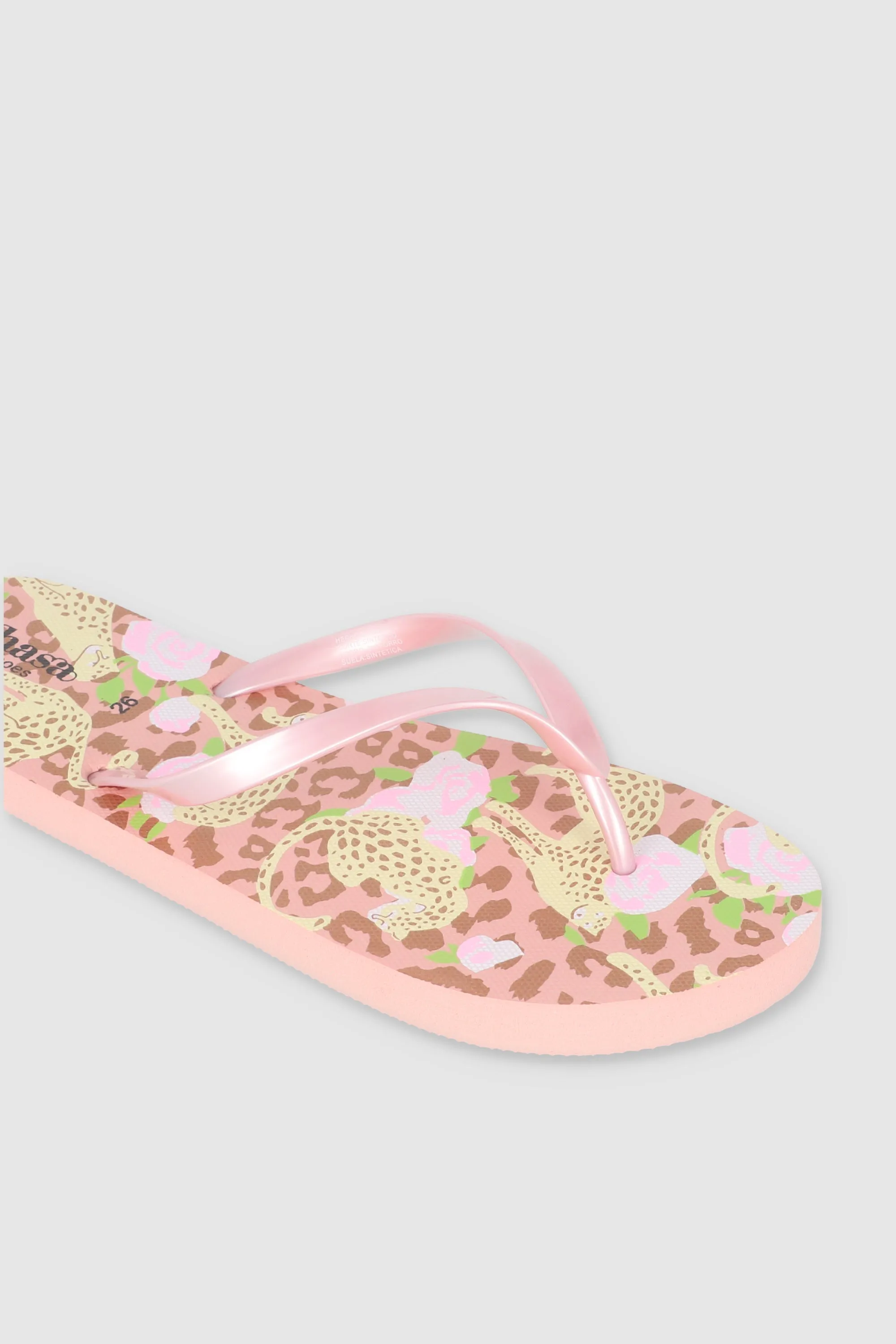 FLIP FLOPS ANIMAL PRINT ROSA