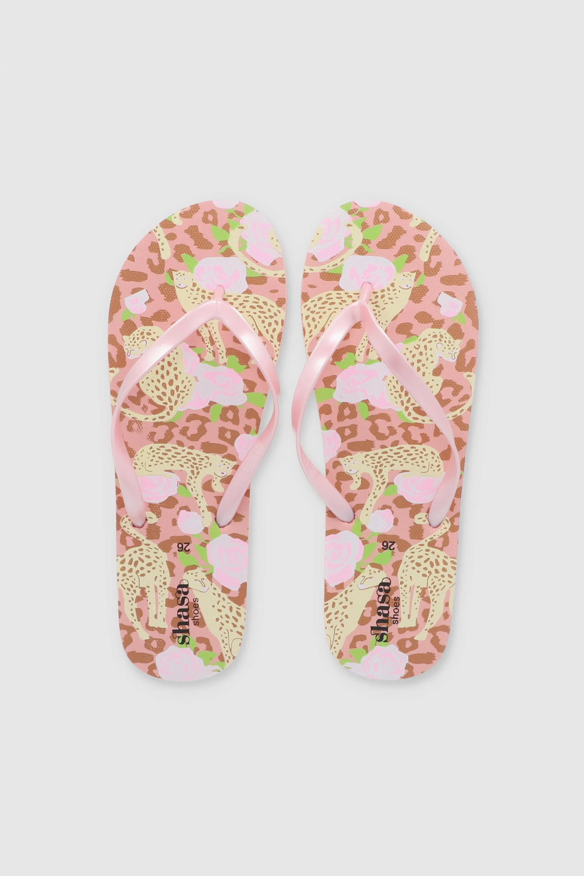 FLIP FLOPS ANIMAL PRINT ROSA