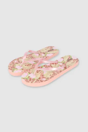FLIP FLOPS ANIMAL PRINT ROSA