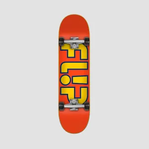 Flip Team Outlined Skateboard Orange - 8"