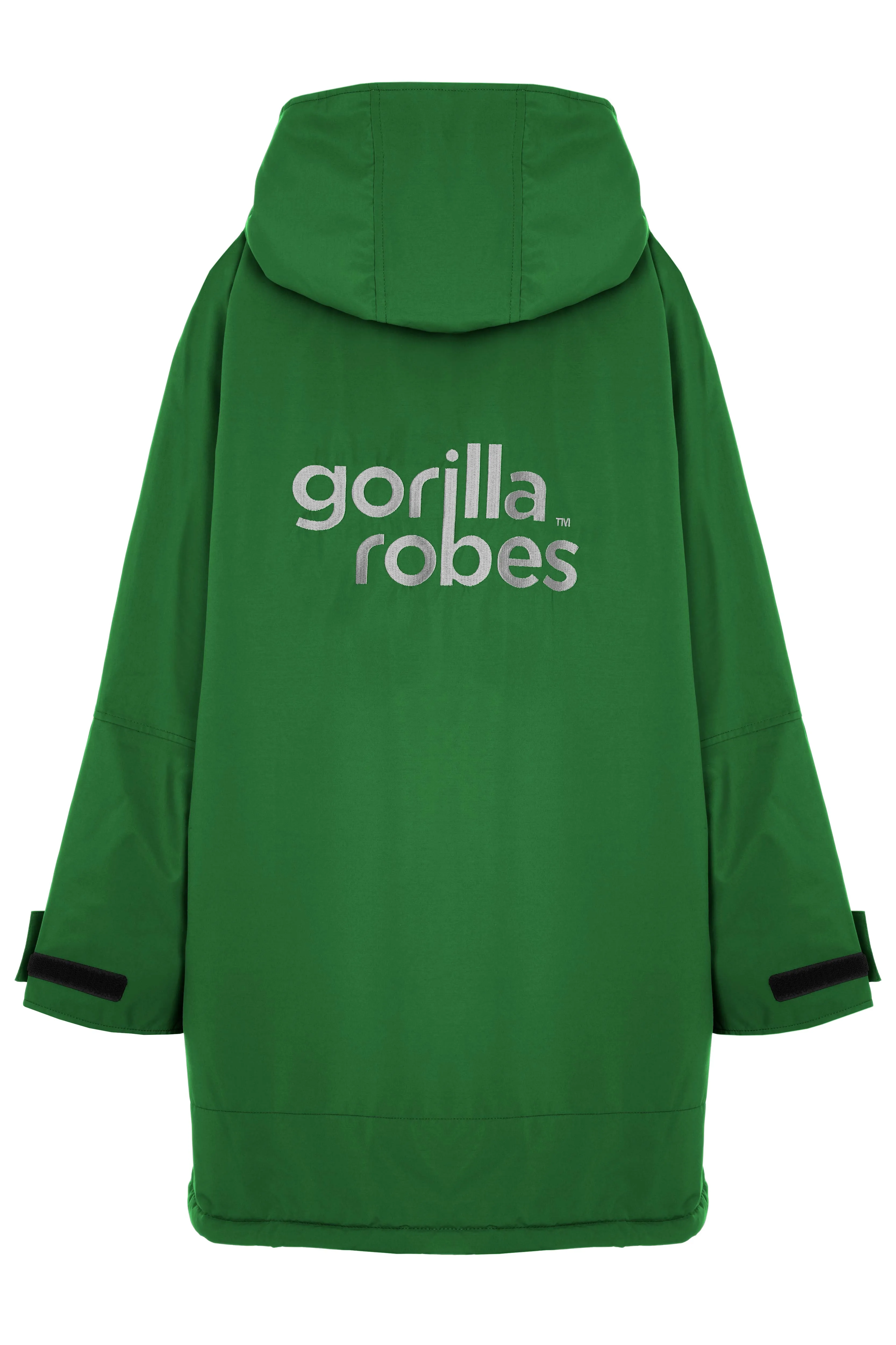 Full Zip ECO Waterproof Dry Changing Robe - Kids - Green (age 1 to 12)