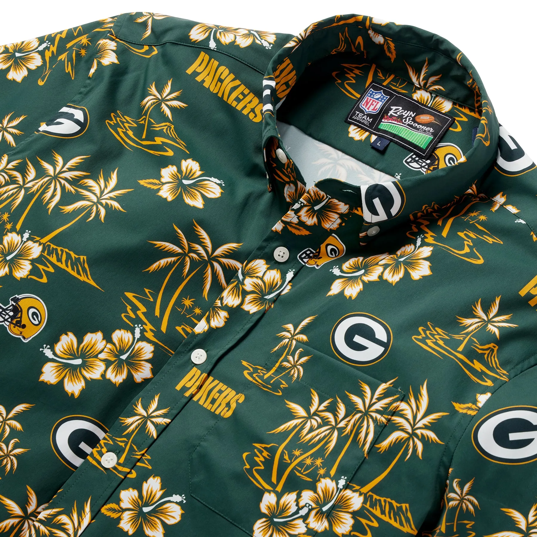 GREEN BAY PACKERS KEKAI PERFORMANCE BUTTON FRONT