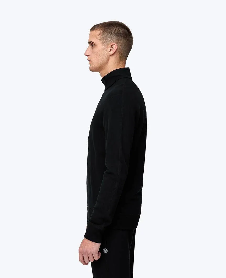 Half Zip Pullover Merino Black
