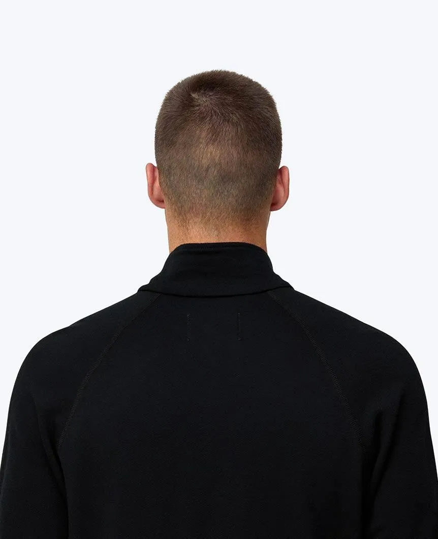 Half Zip Pullover Merino Black