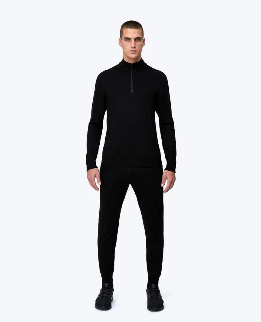 Half Zip Pullover Merino Black
