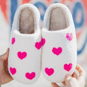 hearts all over - pink