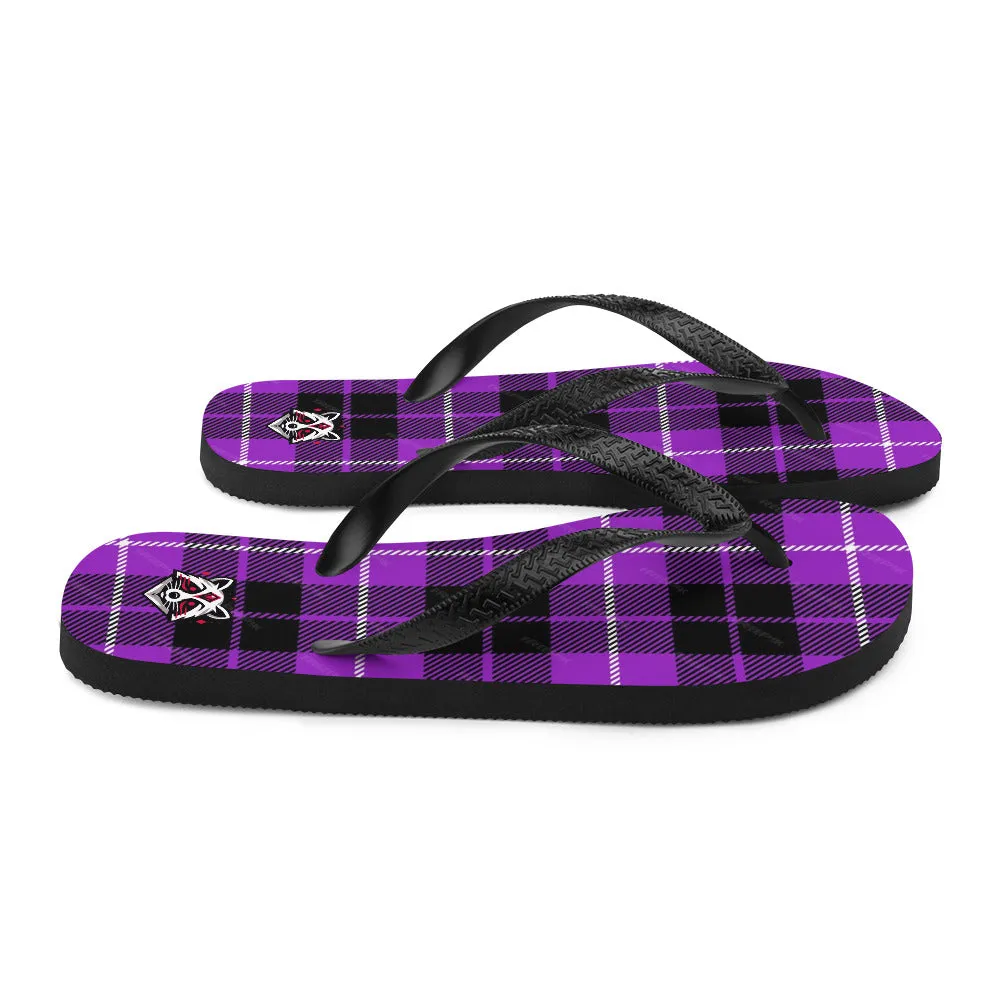Heliotrope Bandana Pattern - Flip-Flops