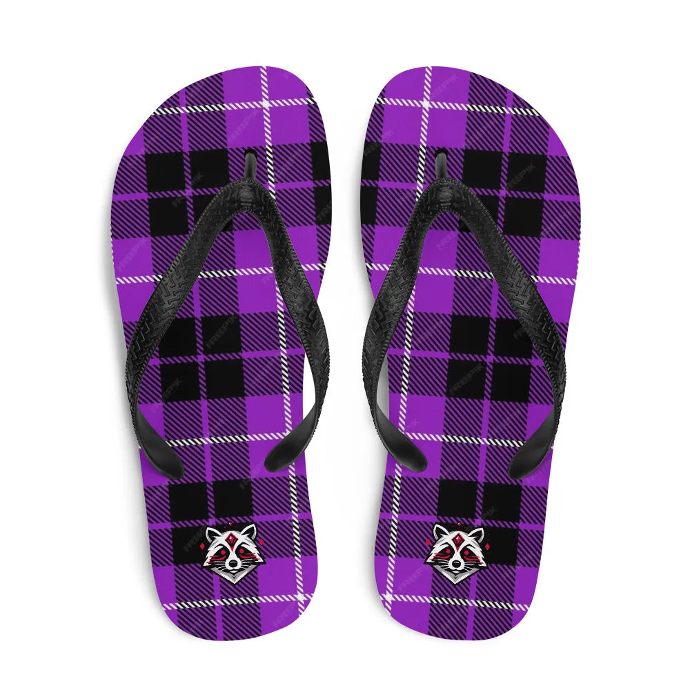 Heliotrope Bandana Pattern - Flip-Flops