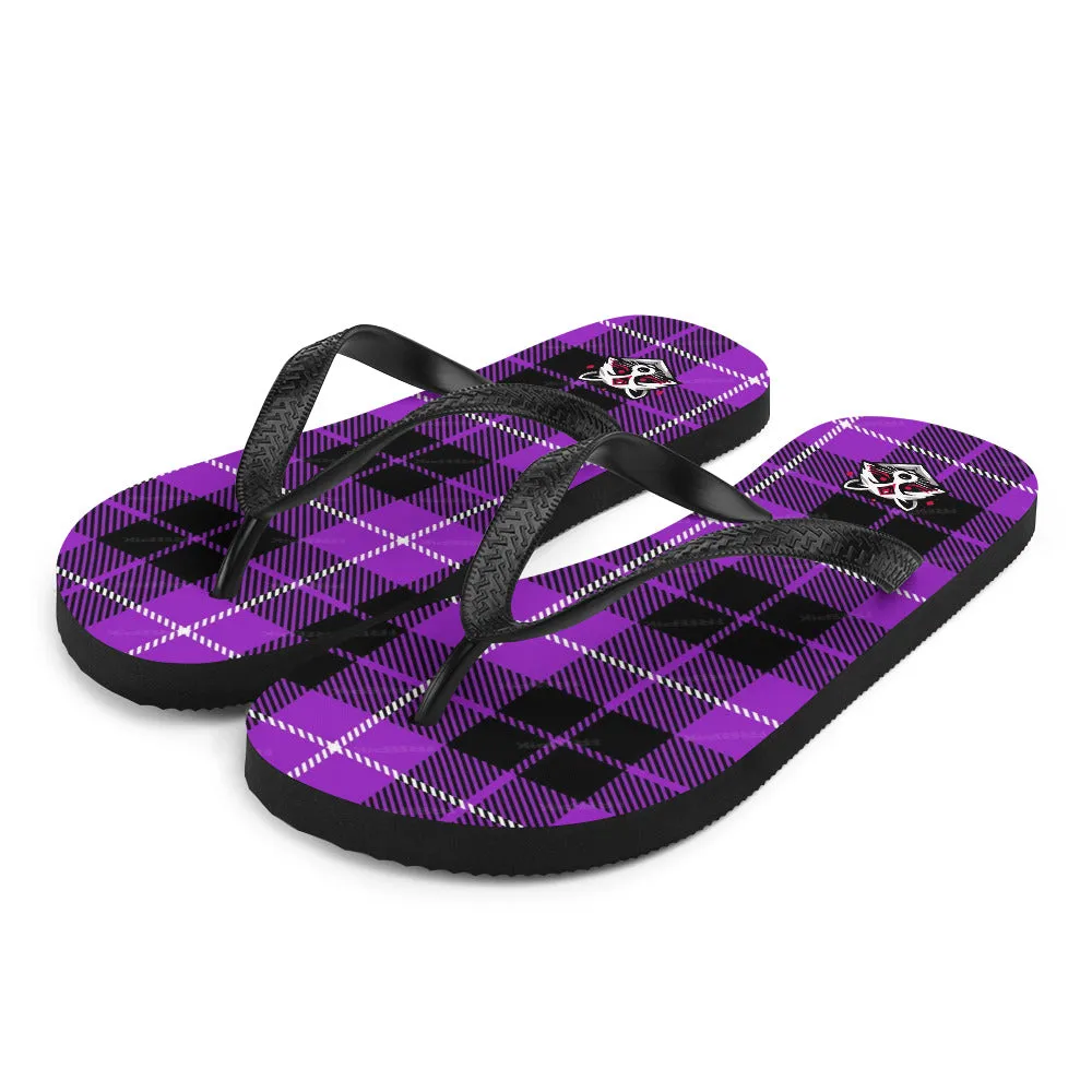 Heliotrope Bandana Pattern - Flip-Flops