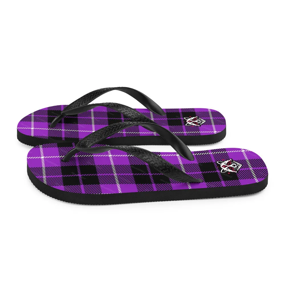 Heliotrope Bandana Pattern - Flip-Flops