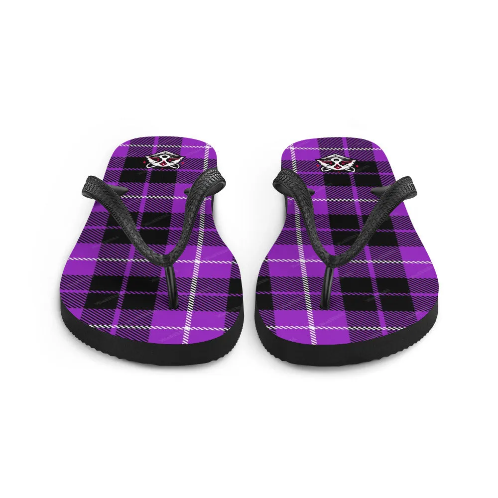 Heliotrope Bandana Pattern - Flip-Flops