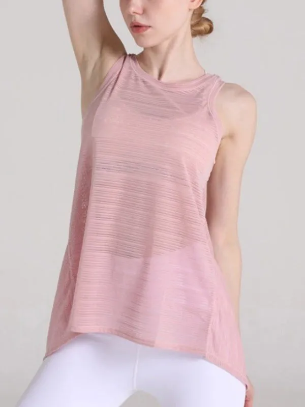 Hollow Back Quick-Dry Tank Top