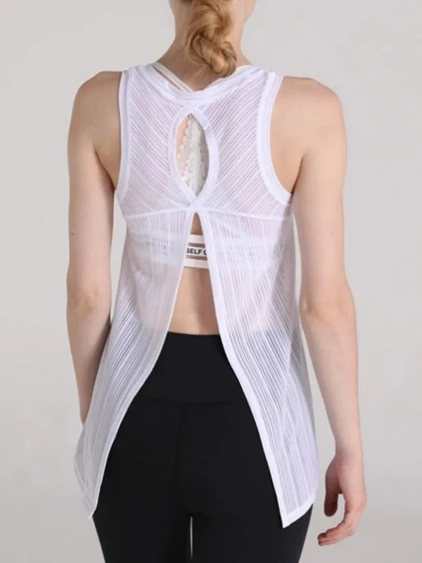 Hollow Back Quick-Dry Tank Top