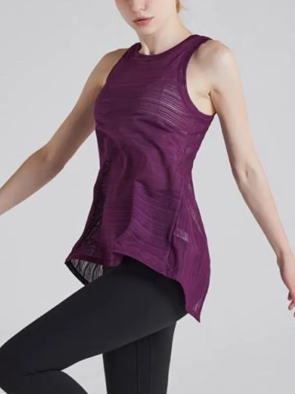Hollow Back Quick-Dry Tank Top